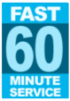 fast 60 minute service