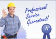 professional service guaranteed logo